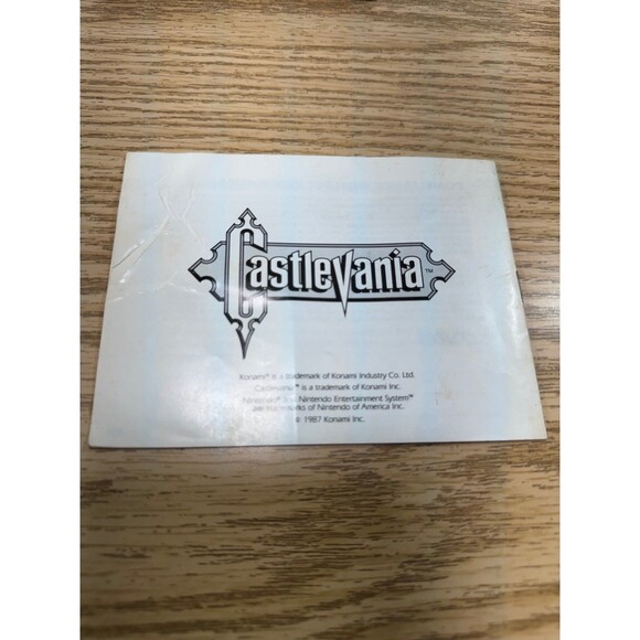 Castlevania (Nintendo NES, 1987) w/ Manual Genuine Tested - Picture 5 of 5